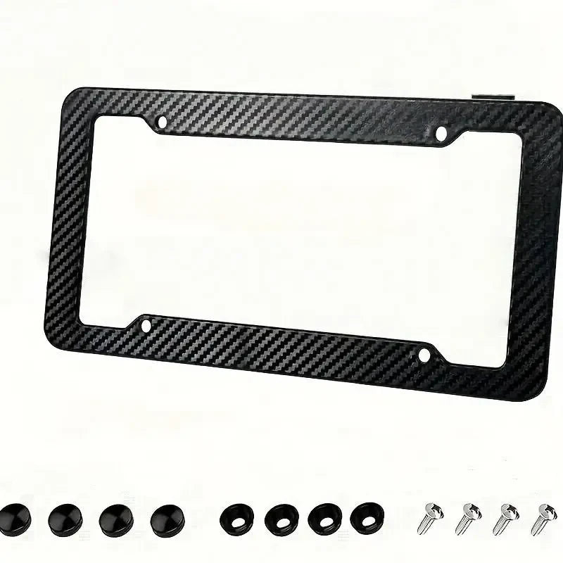 Carbon Fiber ABS License Plate Frame