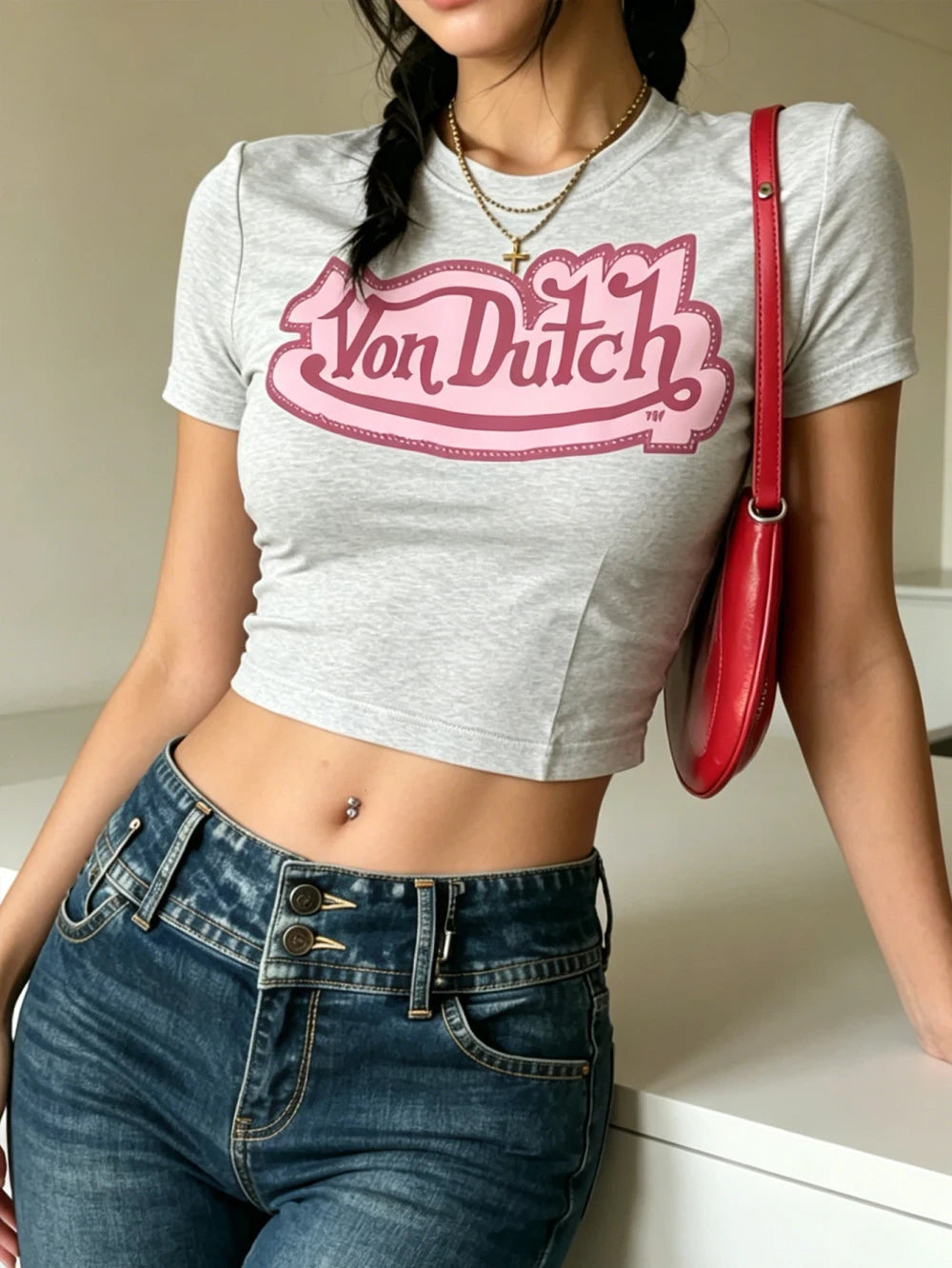 Retro Letter T-Shirt