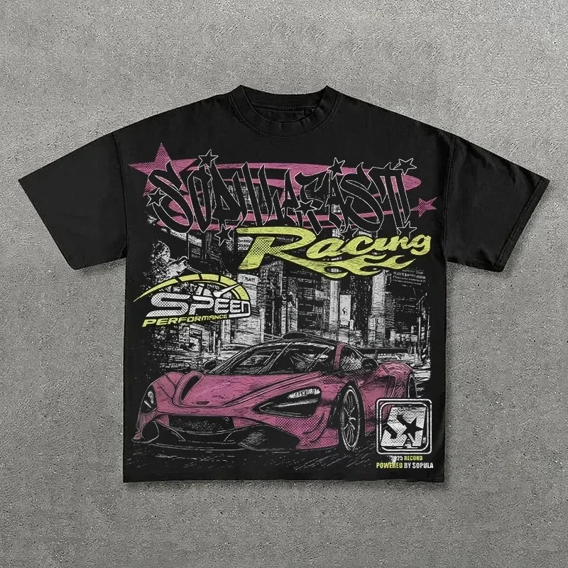 Harajuku Letter Graphic T-Shirt