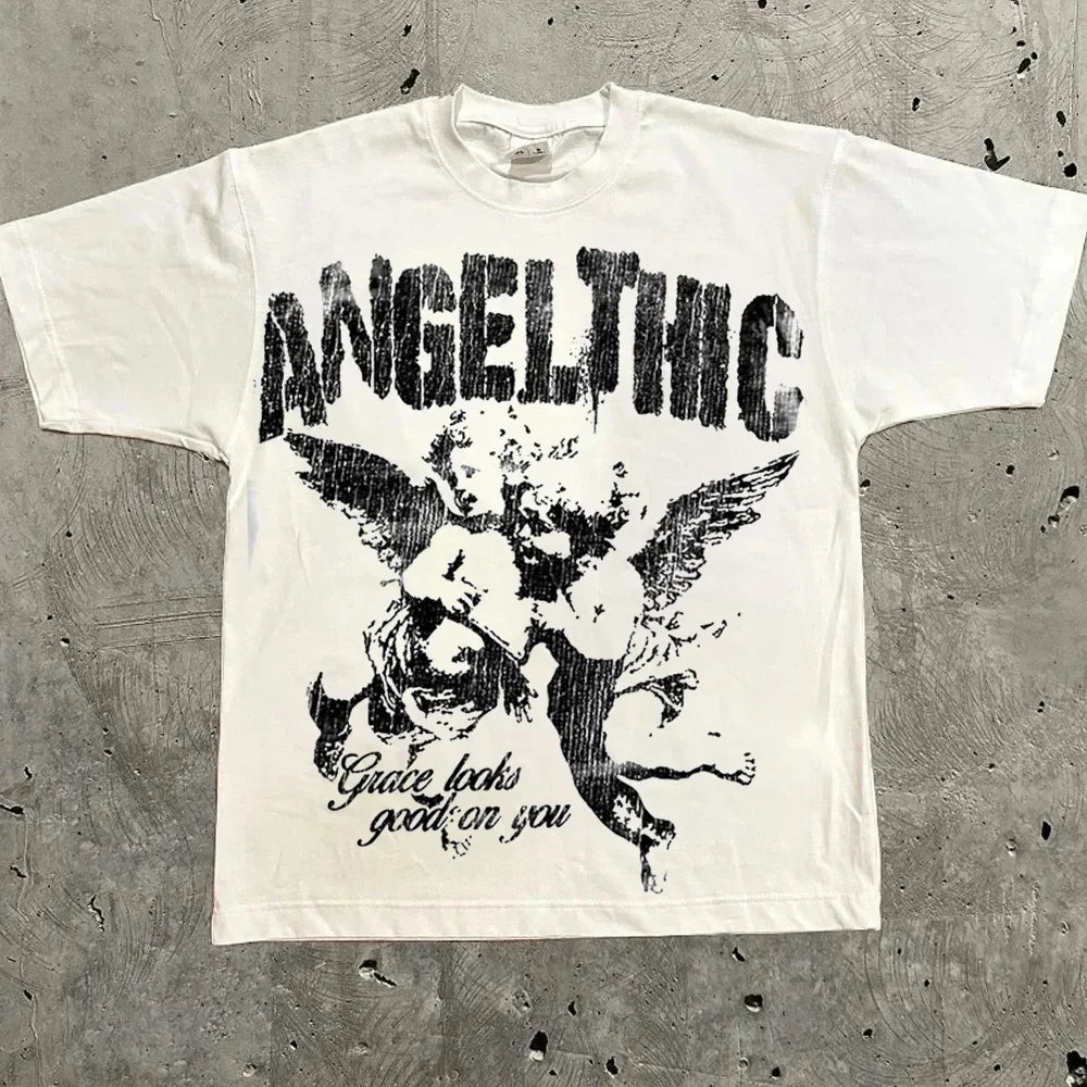 Harajuku Letter Graphic T-Shirt