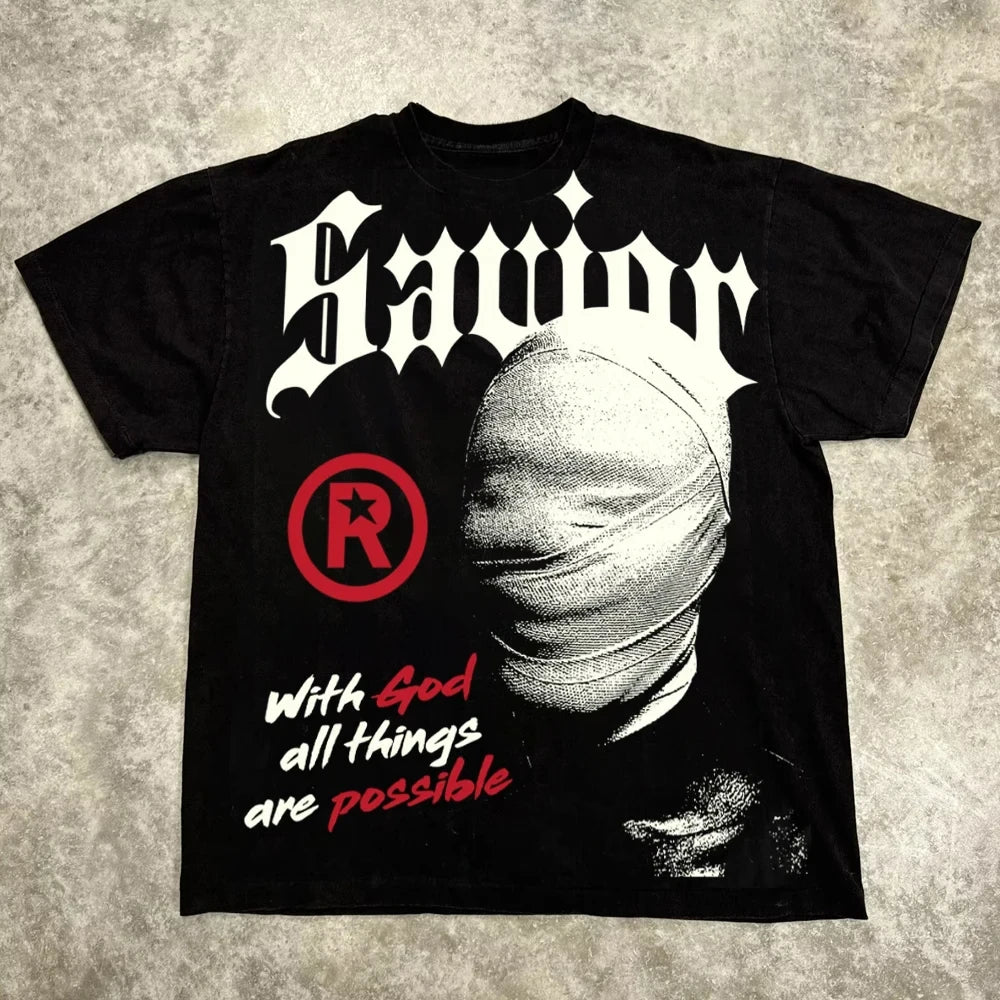 Harajuku Letter Graphic T-Shirt