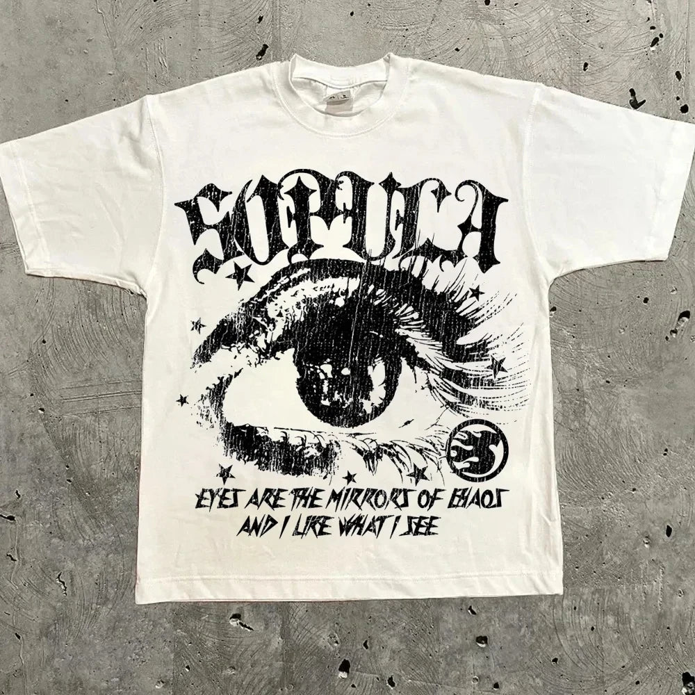 Harajuku Letter Graphic T-Shirt