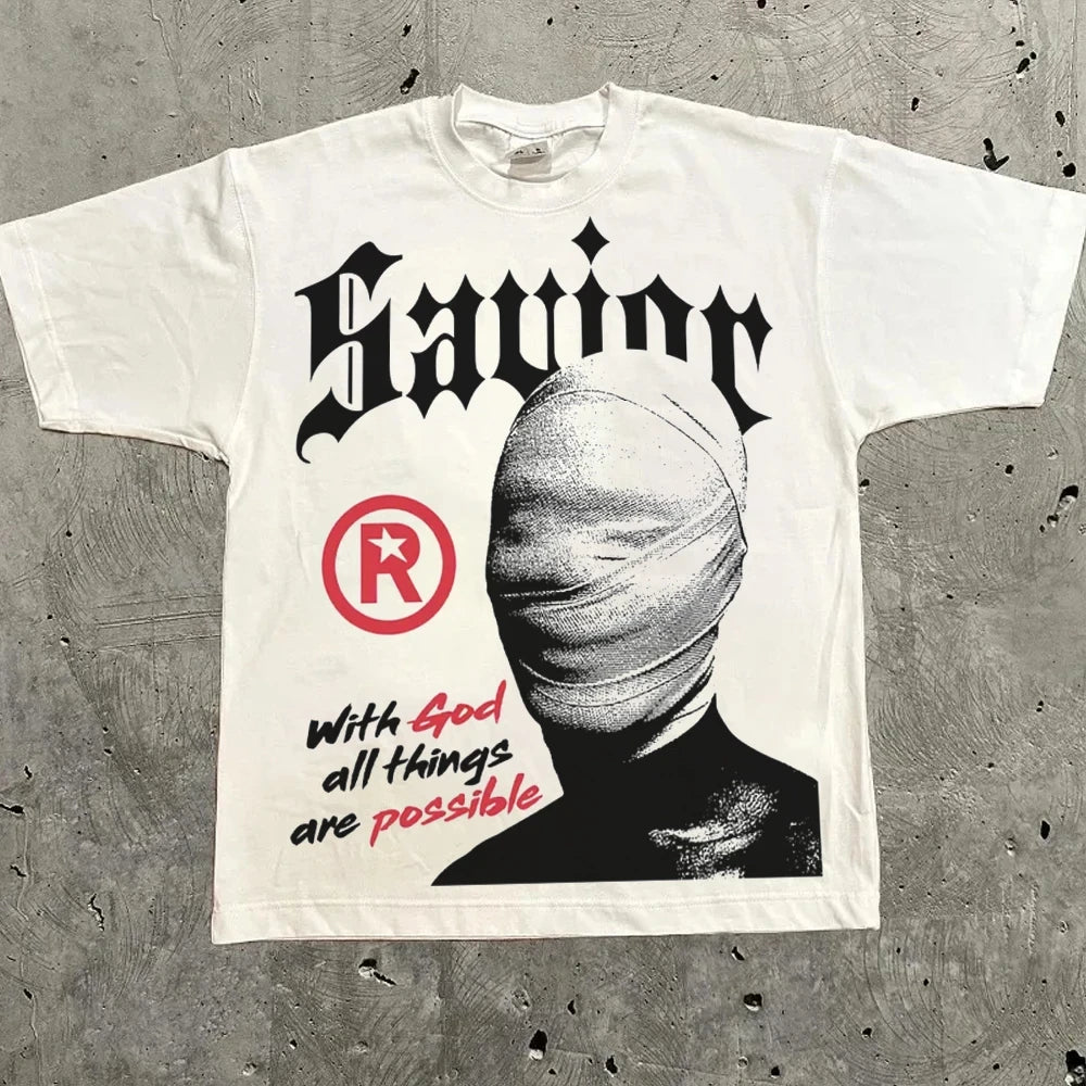 Harajuku Letter Graphic T-Shirt