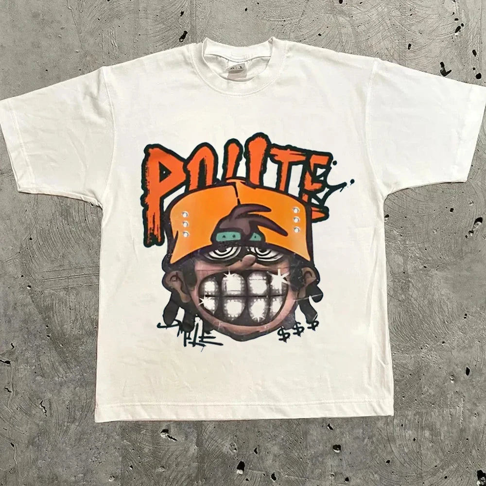 Harajuku Letter Graphic T-Shirt