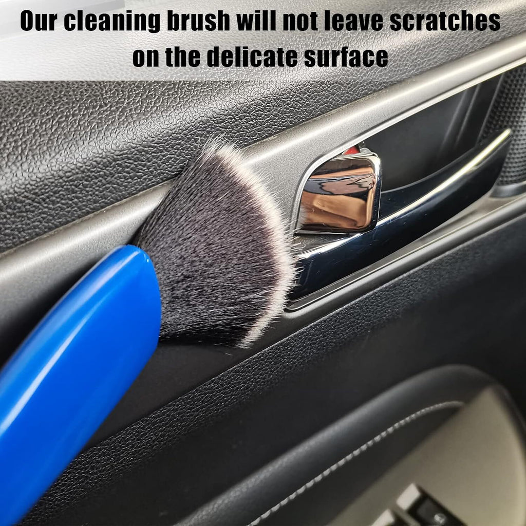 2Pcs Double Head Brush for Car Clean Soft Car Detailing Brush Detailing Interior