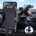 360° Rotatable Car Phone Holder, Dashboard, Windshield & Air Vent Mount for 4.0"-7.0" Smartphones (Iphone, Etc)