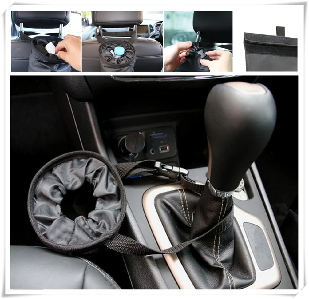 Car Interior Portable Trash Garbage Bag Seat Back Storage Box for Mazda 3 5 6 Protege5 MX-5 Miata CX-5 CX5 CX-7 3 6 2