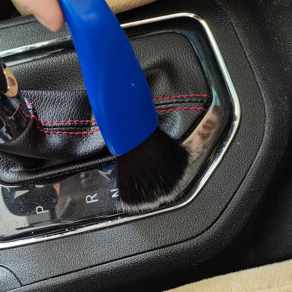 2Pcs Double Head Brush for Car Clean Soft Car Detailing Brush Detailing Interior