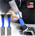 2Pcs Double Head Brush for Car Clean Soft Car Detailing Brush Detailing Interior